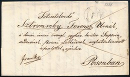 1850 Franko Levél 'RAAB' - Pozsony - Autres & Non Classés