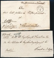 1852-1866 2 Db Ex Offo Levél, Az Egyik 'NEUSIEDL' A Másik 'PARNDORF' Bélyegzéssel - Sonstige & Ohne Zuordnung