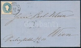 1863 15kr Festékhiányos, Levélen 'TEMESVÁR B.H.' - Other & Unclassified