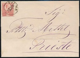 1871 Réznyomat 5kr Levélen 'FIUME' - Trieste - Other & Unclassified