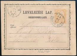 1873 Díjjegyes Levelezőlap 'ALSÓ-LENDVA' - Wien - Autres & Non Classés