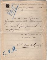 VP13.088 - Brésil - Corpo De Bombeiros ( Pompiers )  à RIO DE JANEIRO 1921 - Lettre De Mr ?? Pour Mr Le Général GAMELIN - Dokumente