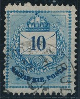 O 1874 10kr Utánvésett Szám és Felirat (ex Lovász) - Altri & Non Classificati