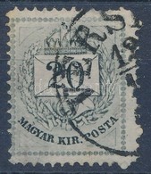 O 1874 20kr Alsó Gyöngy Javítással (ex Lovász) - Autres & Non Classés