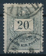 O 1874 20kr 13:12 1/2 Fogazással - Other & Unclassified