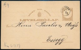 1875 Díjjegyes Levelezőlap ,,VINKOVCE' - Other & Unclassified