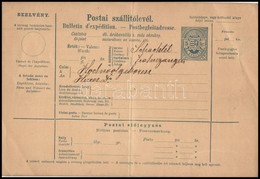 ~1880 5kr Használatlan Postai Szállítólevél - Autres & Non Classés