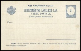 1892 Használatlan 2kr Hirdetményes Levelezőlap Si 17e - Autres & Non Classés