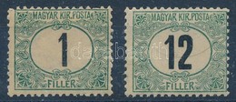 ** 1903 Zöldportó 1f Csillag Vízjellel + 12f - Other & Unclassified