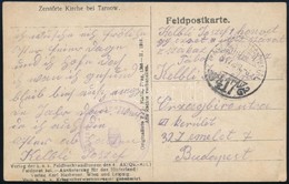 1917 Tábori Posta Képeslap / Field Postcard 'M.KIR. BUDAPESTI HONVÉD GYALOGEZRED' + 'TP 417' - Sonstige & Ohne Zuordnung