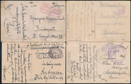 1914-1918 4 Db Haditengerészeti Posta Képeslap - Autres & Non Classés