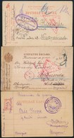 1915-1917 3 Hadifogoly Levelezőlap Oroszországból - Other & Unclassified