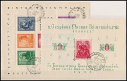 O 1938 ORBÉK + Eucharisztikus 1-1 Blokk Emlékbélyegzéssel - Autres & Non Classés
