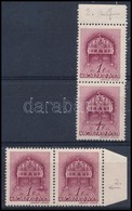 ** 1941 Templom 1f  2 Db Pár Festékfoltos Bélyegekkel - Sonstige & Ohne Zuordnung