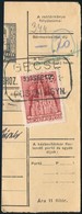 1939 GECSE Postaügynökségi Bélyegzés Csomagszállító Szelvényen - Autres & Non Classés