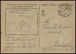 1943 Tábori Posta Levelezőlap Berkovits Andor Munkaszolgálatos által Feladva - Sonstige & Ohne Zuordnung