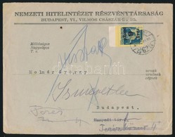 1945 (3. Díjszabás) Helyi Levél Kisegítő 6P/50f Bérmentesítéssel - Andere & Zonder Classificatie
