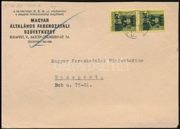 1945 (5. Díjszabás) Helyi Levél Kisegítő 2 X 40P/8f Bérmentesítéssel - Andere & Zonder Classificatie