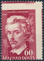 ** 1950 Petőfi Sándor (III.) 60f Elfogazva - Andere & Zonder Classificatie