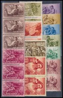 ** 1952-1954 Sztálingrád Hármascsík, Békekongresszus, Csecsemővédelem, Május 1. Párban (5.800) - Other & Unclassified