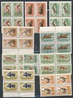 ** 1953 Erdei állatok Sor Négyestömbben (16.000) - Autres & Non Classés
