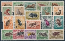 ** 1953-1954 Erdei állatok és Rovarok 1-1 Sor (9.000) - Autres & Non Classés
