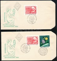 ** 1964 Marx ES'F'MÉNYEK Tévnyomat FDC-n + Támpéldány - Autres & Non Classés