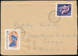 1959 Levél Tokióba Japán Kézírásos Jelzéssel, 1Ft Bérmenetsítéssel - Autres & Non Classés