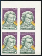 ** 1970  Ludwig Van Beethoven ívsarki Négyestömb (8.000) - Autres & Non Classés