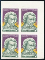 ** 1970  Ludwig Van Beethoven ívsarki Négyestömb (8.000) - Altri & Non Classificati