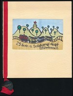 1975 25 éves Az úttörővasút Díszes Meghívó Alkalmi Bélyegzéssel - Autres & Non Classés