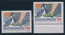 ** 2003 Európai Autómentes Nap 2 Db Bélyeg Az Egyik Fényes, A Másik Selyemfényű Gumizással - Sonstige & Ohne Zuordnung