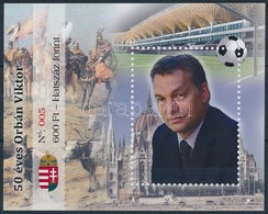 ** 2013 Orbán Viktor 50 éves Emlékív Piros '005' Sorszámmal - Autres & Non Classés