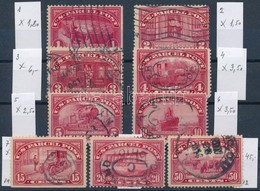 O 1912 9 Db Csomagposta Mi 1-8, 10 (Mi EUR 103,80) - Sonstige & Ohne Zuordnung