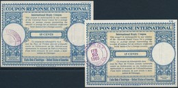 1965 2 Db Nemzetközi Válaszdíjszelvény / International Reply Coupons - Sonstige & Ohne Zuordnung