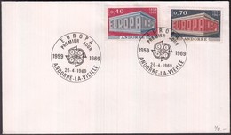 1969 Europa CEPT Sor FDC-n Mi 214-215 - Andere & Zonder Classificatie