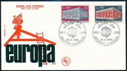 1969 Europa CEPT Sor FDC-n Mi 214-215 - Otros & Sin Clasificación