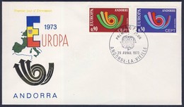 1973 Europa CEPT FDC Mi 247-248 - Other & Unclassified