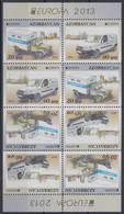 ** 2013 Europa CEPT Postai Járművek Bélyegfüzetlap Mi 973D-974D - Autres & Non Classés