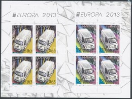 ** 2013 Europa CEPT Postai Járművek Bélyegfüzet Mi MH 12 - Altri & Non Classificati