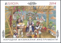 ** 2014 Europa CEPT Hangszerek Bélyegfüzet Mi MH 14 - Autres & Non Classés