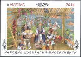 ** 2014 Europa CEPT Hangszerek Bélyegfüzet Mi MH 14 - Otros & Sin Clasificación