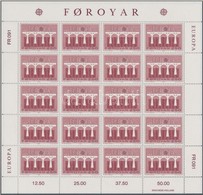 ** 1984 Europa CEPT Konferencia Kisív Sor Mi 97-98 - Andere & Zonder Classificatie