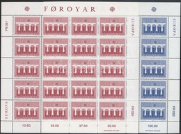 ** 1984 Europa CEPT Konferencia Kisívsor Mi 97-98 (97 Enyhén Hajtott ívsarok) - Andere & Zonder Classificatie