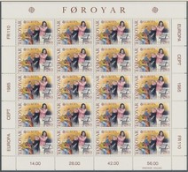 ** 1985 Europa CEPT Zene éve Kisív Sor Mi 116-117 - Altri & Non Classificati