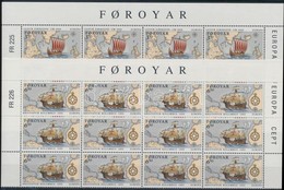 ** 1992 Europa CEPT, Amerika Felfedezésének 500. évfordulója Sor ívsarki 12-es Tömbökben Mi 231-232 - Sonstige & Ohne Zuordnung