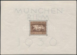 ** 1936 Lóverseny Mi Block 4 (Mi EUR 32.-) - Andere & Zonder Classificatie