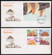 1997 Gomba Sor Mi 2618-2621 + Kisív Mi 2622-2630 + Blokk Mi 334 3 Db FDC-n - Sonstige & Ohne Zuordnung