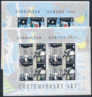 ** 1993 Europa CEPT: Kortárs Művészet Kisívsor Mi 654-657 - Altri & Non Classificati