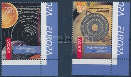 ** 2010 Europa CEPT Csillagászat ívsarki Sor Mi 587-588 - Autres & Non Classés